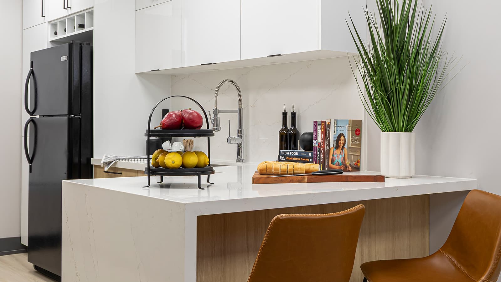 modern white kitchen