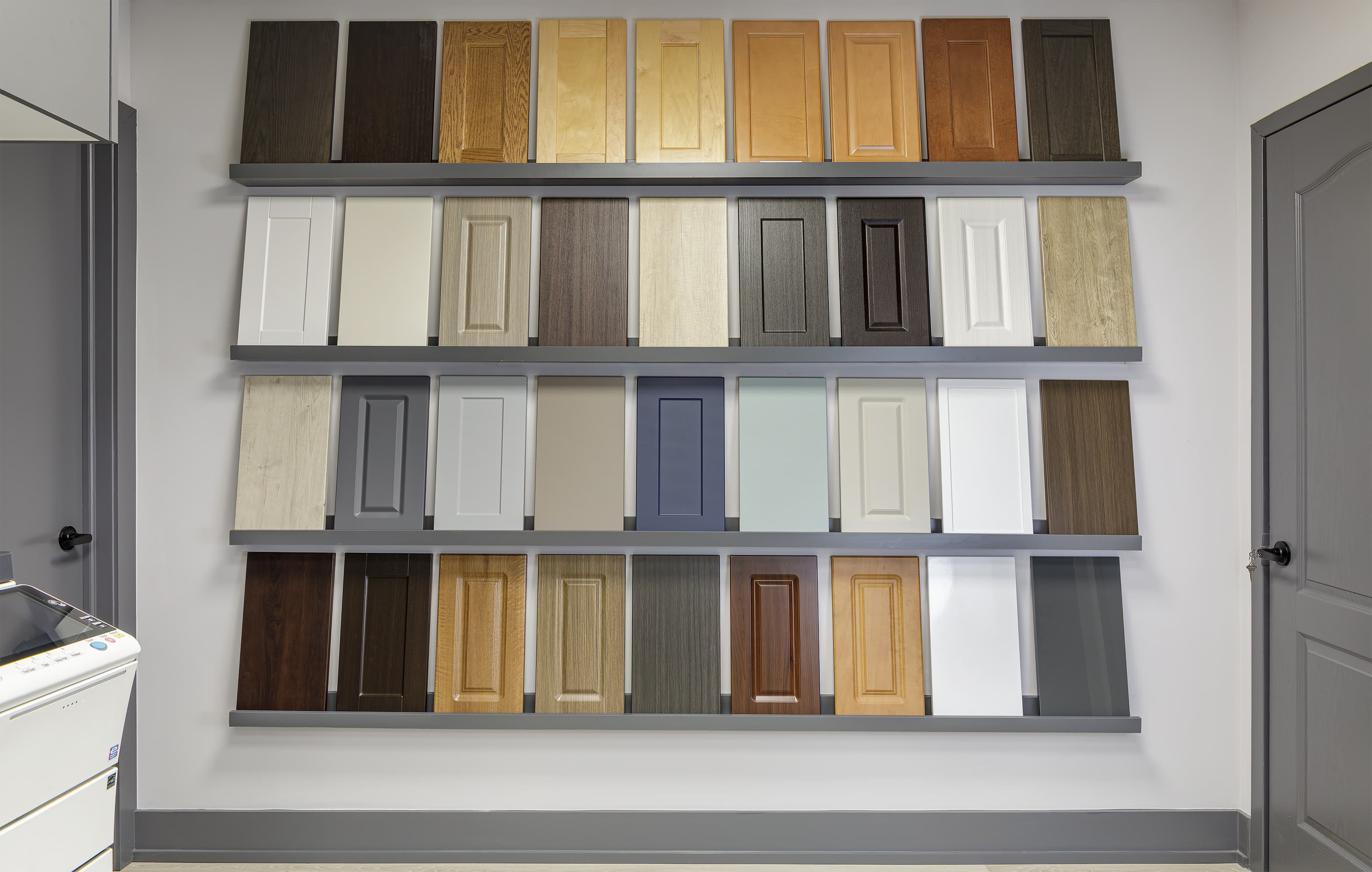 cabinet door display